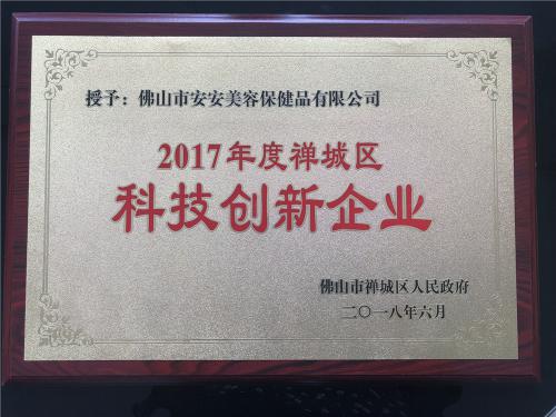 2017禪城區科技創新企業